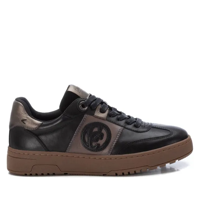 Carmela 16195702 basket noir cuir semelle gomme