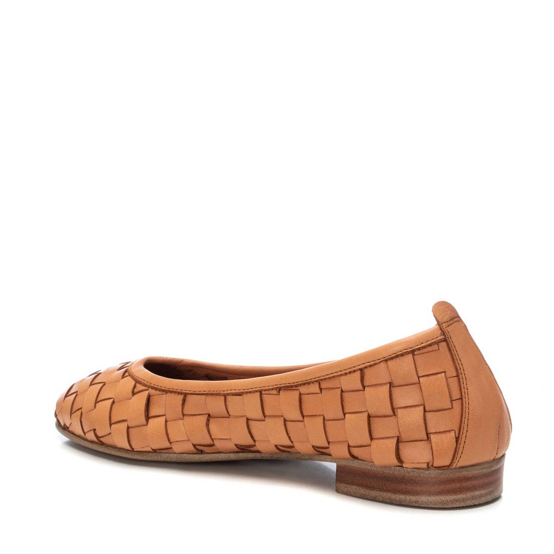 Carmela 16166203 ballerine cuir marron tressé