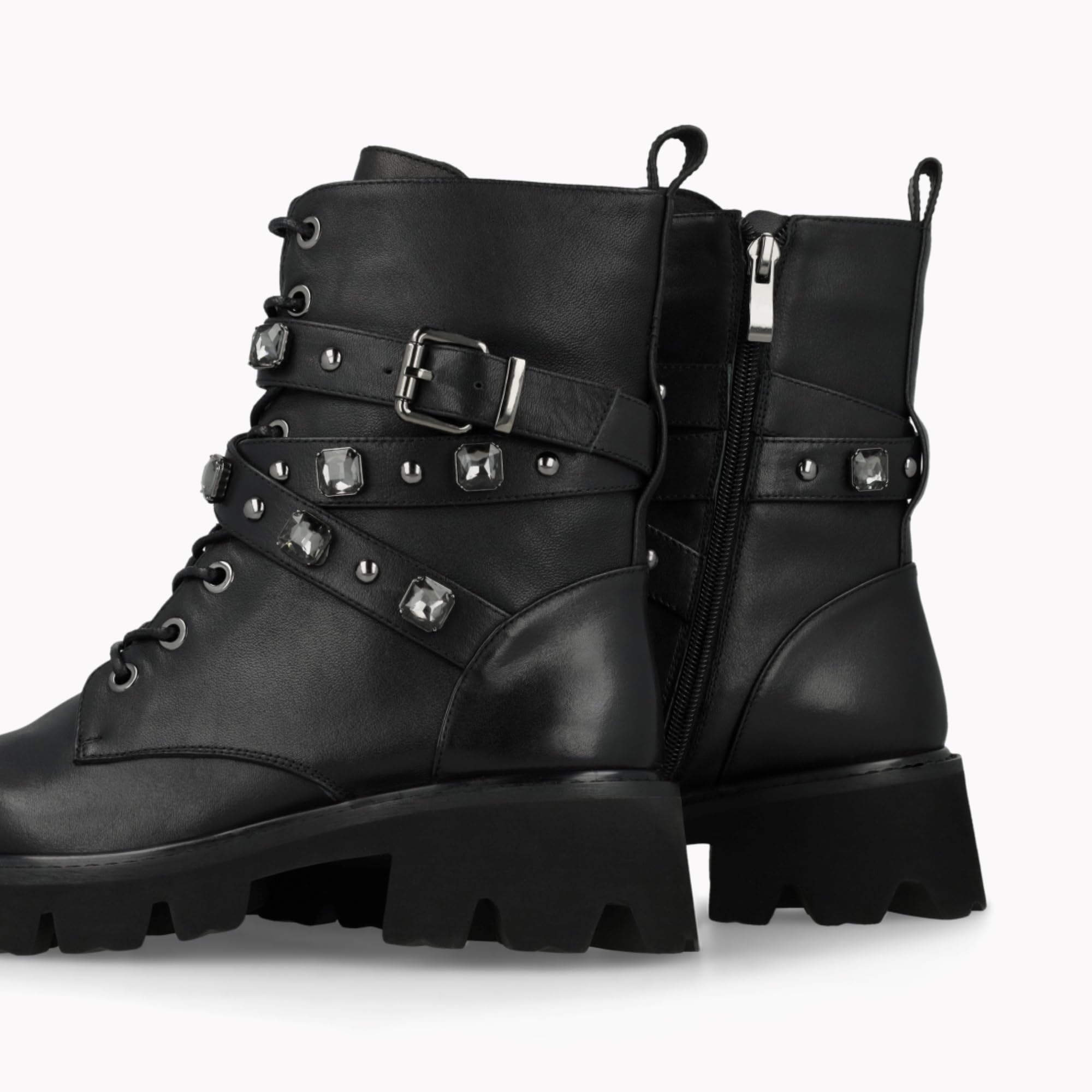 LODI A-VIS5680 bottines cuir noires fabriquées en Espagne