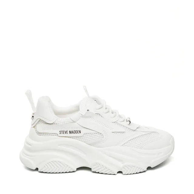 Steve Madden Possession-E basket blanche plateforme 7 cm