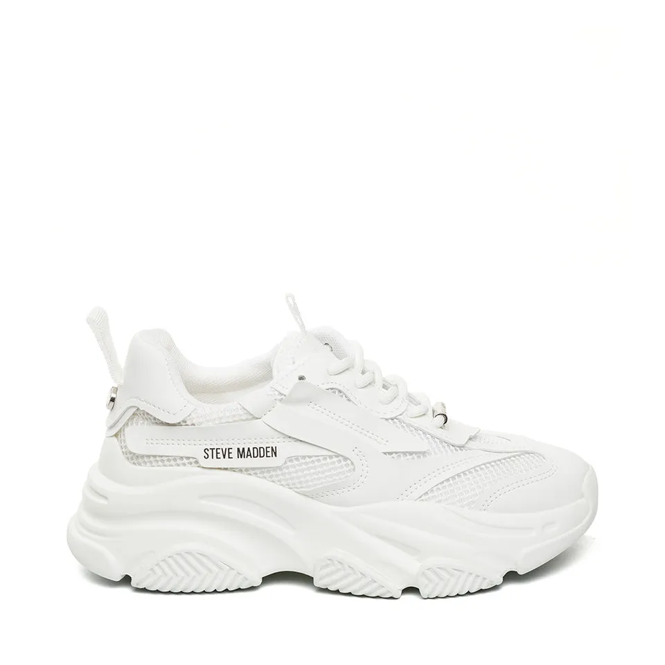 Steve Madden Possession-E basket blanche plateforme 7 cm