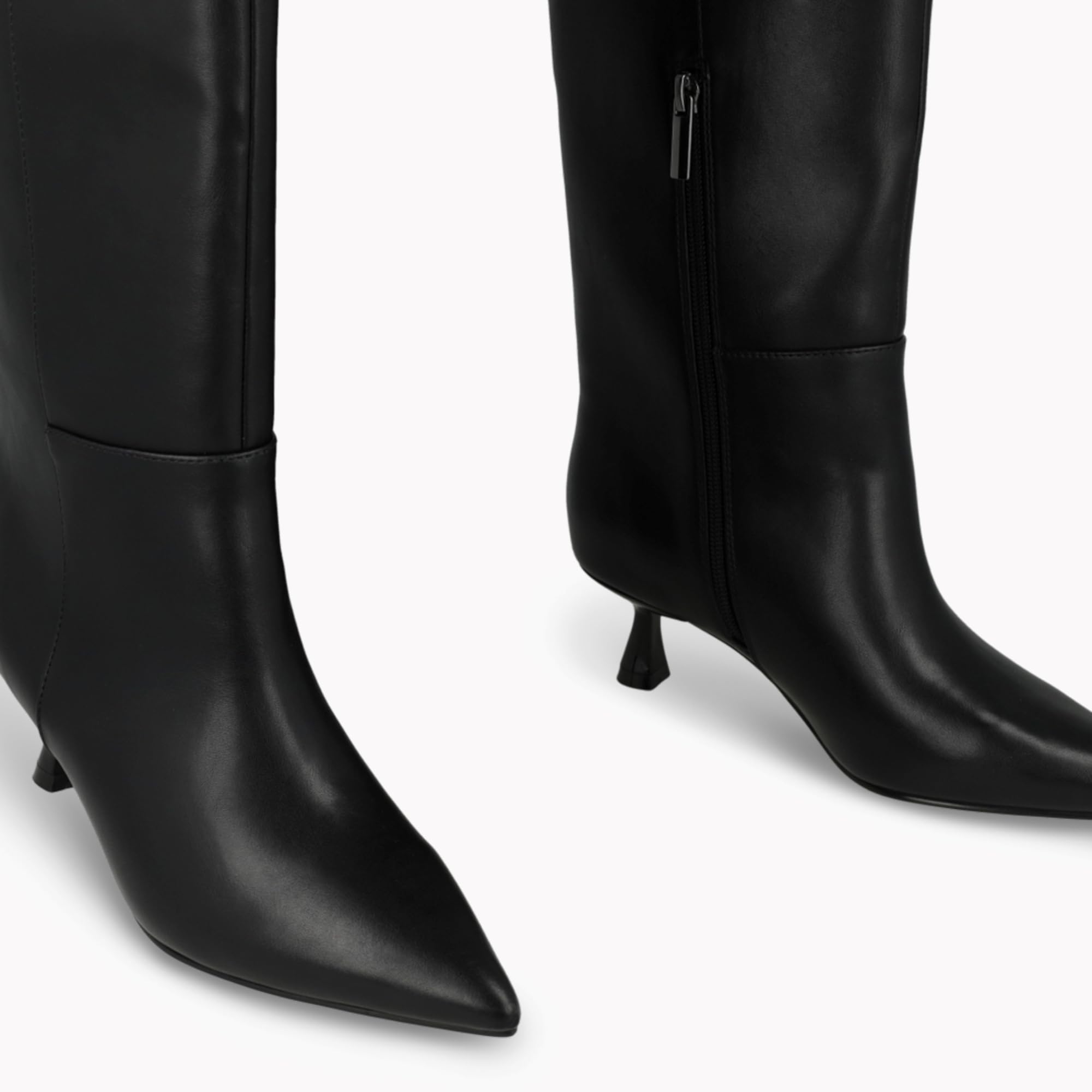 LODI A-Madrid bottes cuir noires à talon