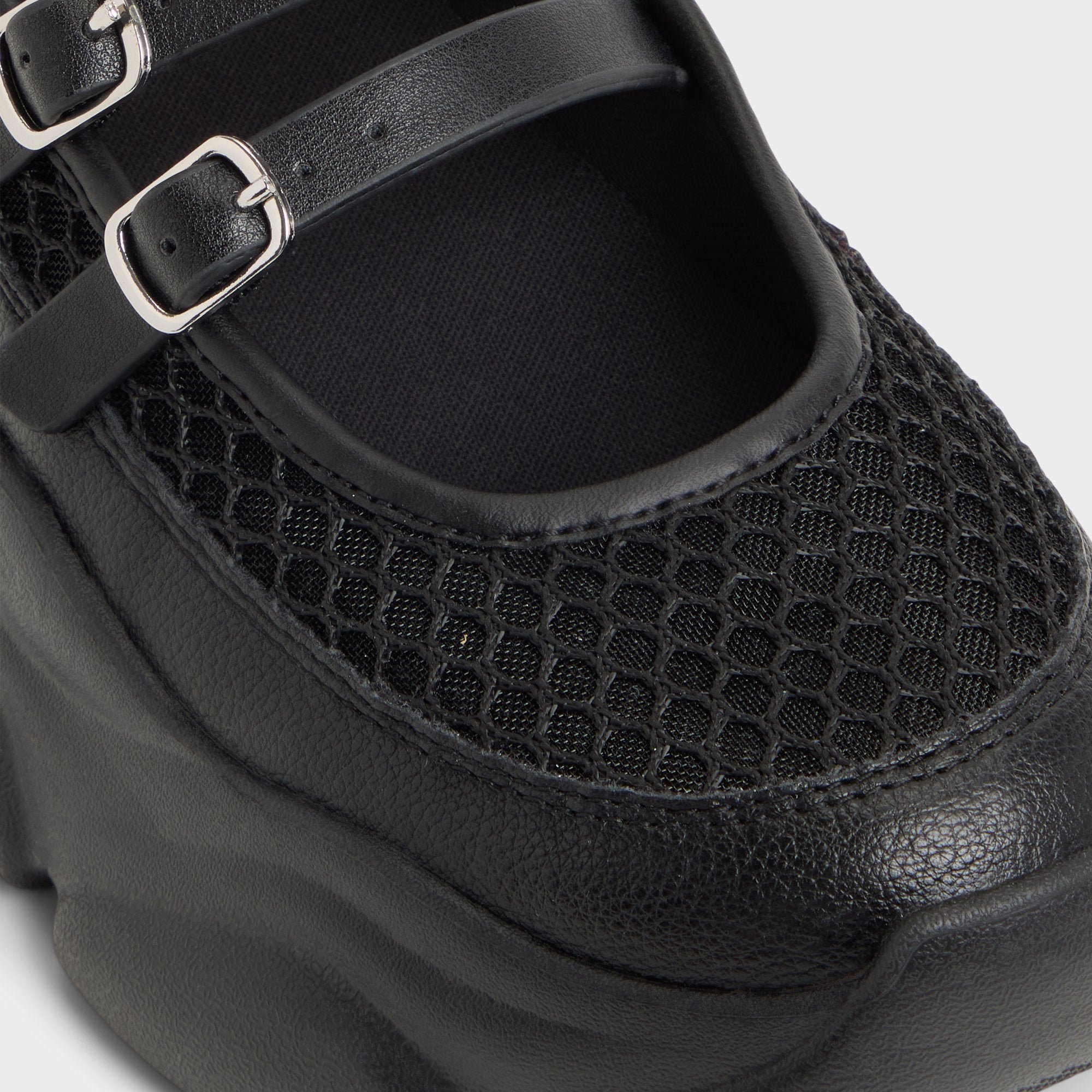 Aldo Aethera mary-jane cuir mesh boucles