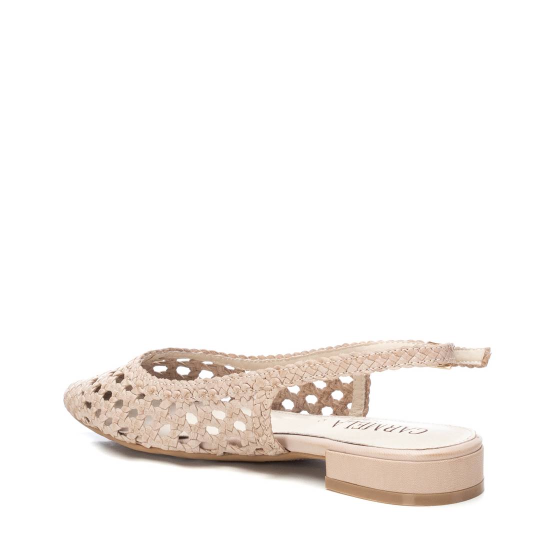 Carmela 16147204 ballerine femme blanche cuir bride