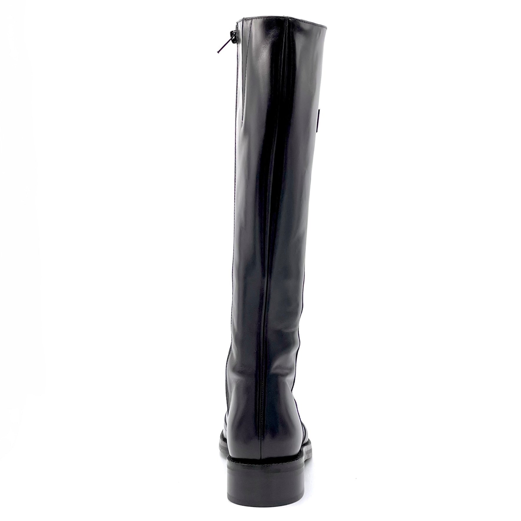 ELATA 51532 botte noire cuir talon 3,5 cm