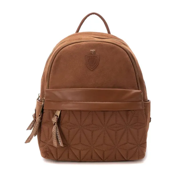 Carmela 18605002 sac à dos marron cuir véritable