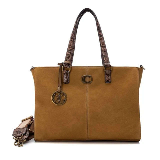 Carmela 18607104 sac épaule serraje jaune grand