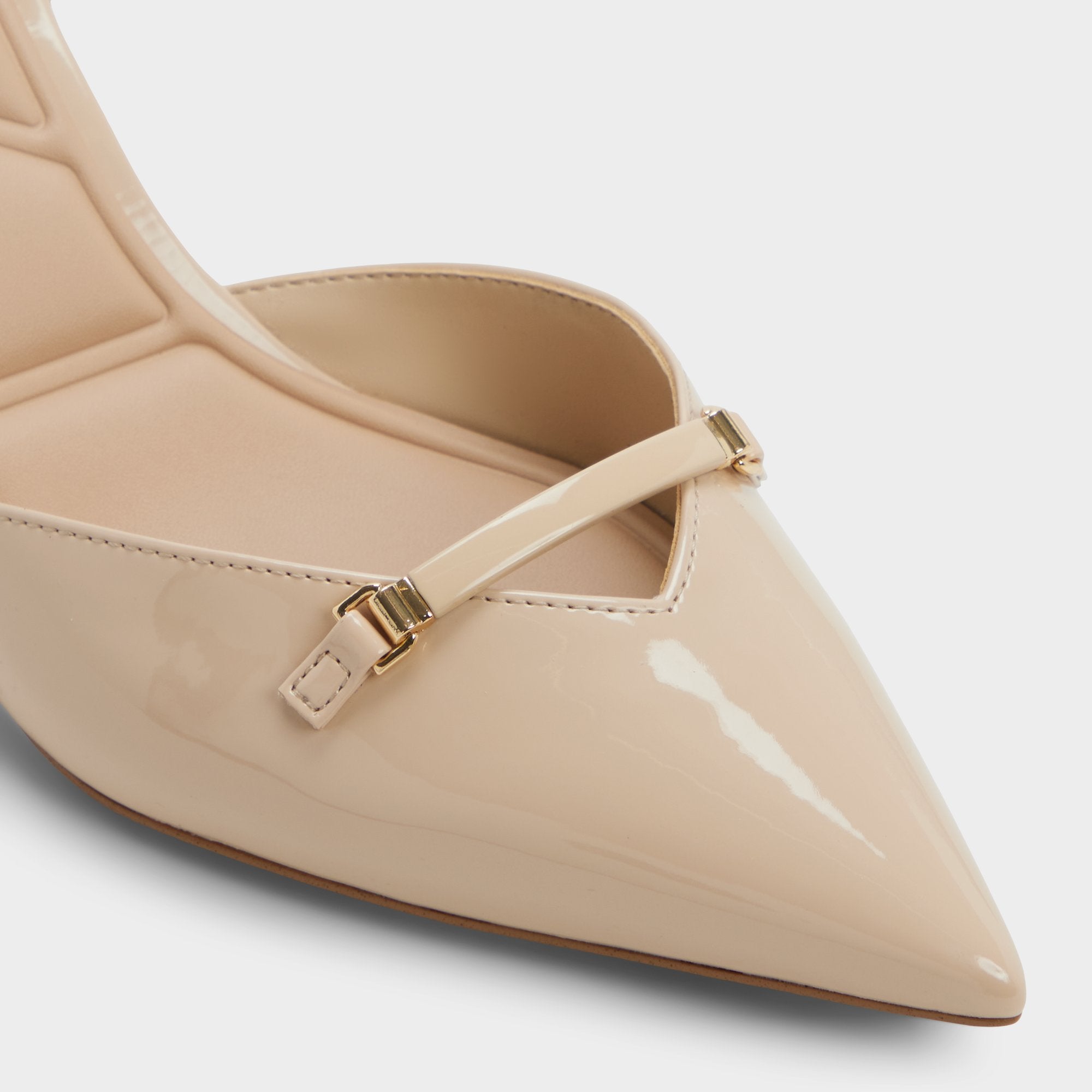 Aldo Nailah escarpins kitten heel beige femme