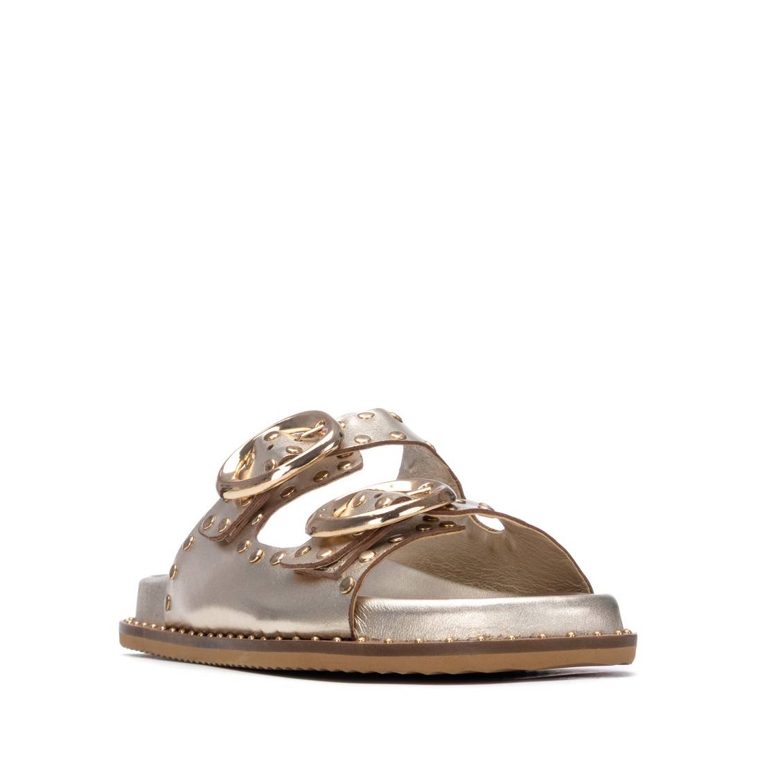 Carmela 16305603 sandales cuir doré animal