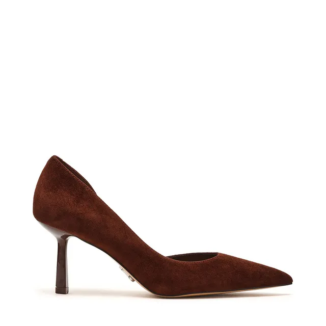 Steve Madden Vena escarpins daim marron talon 8,5 cm