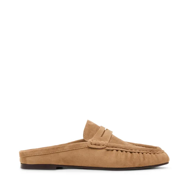 Steve Madden Rafe mule taupe suède cuir