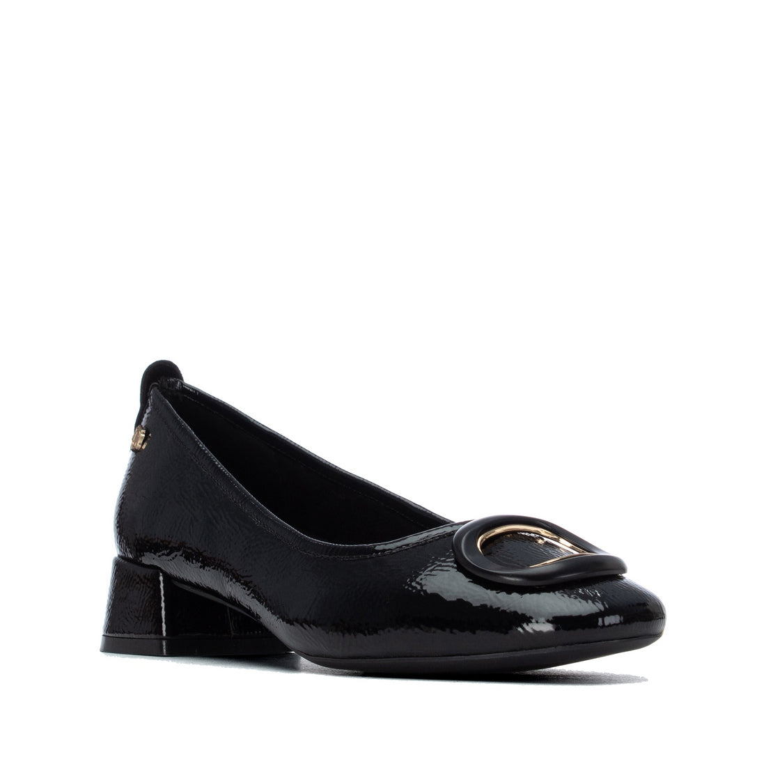 Carmela 16436301 escarpin ballerine vernis noir brillant