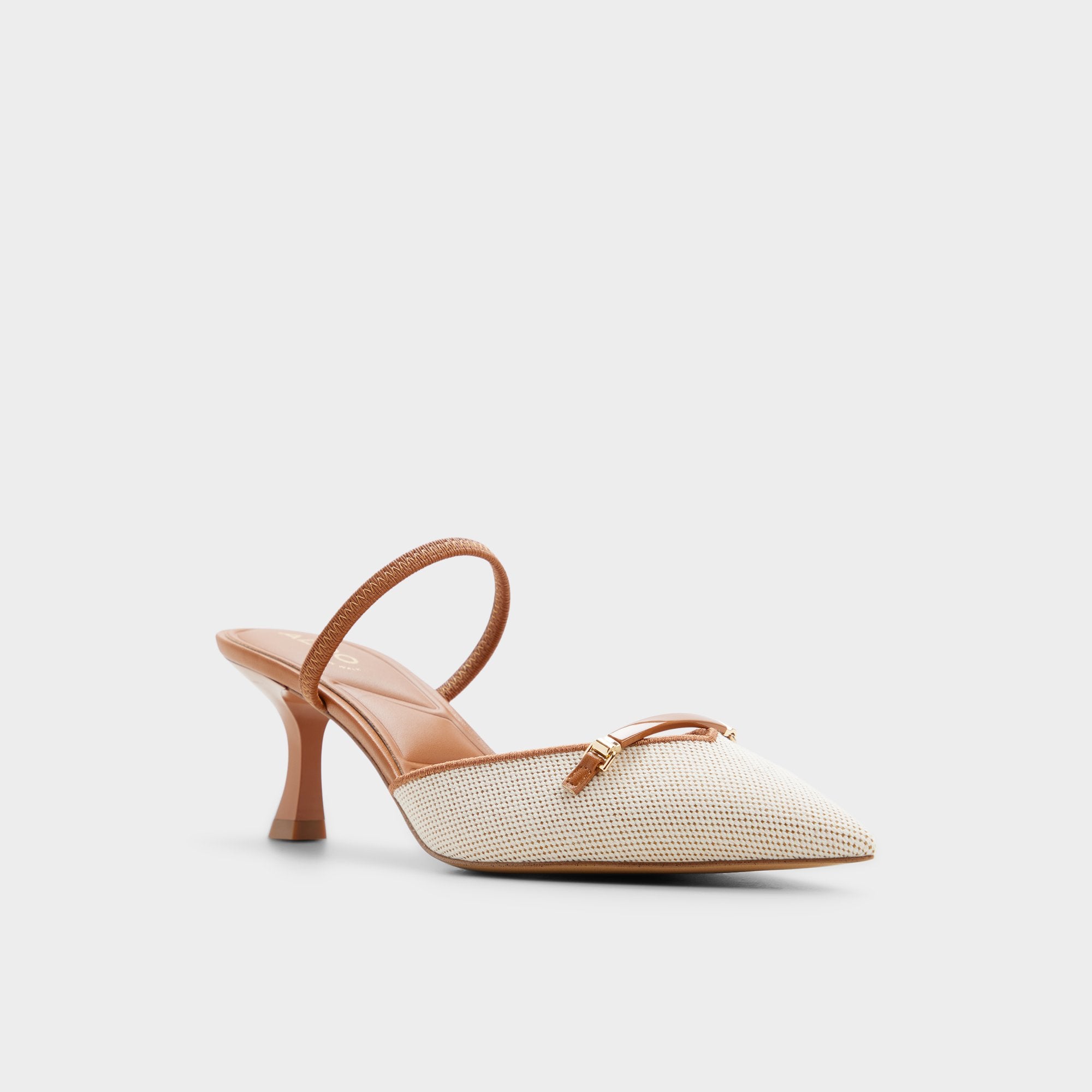 ALDO Nailah escarpins slingback beige petit talon