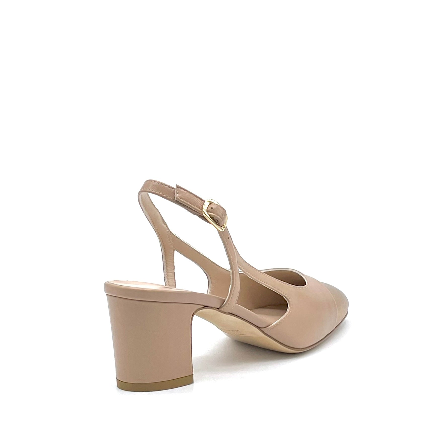 Elata 16174 slingback cuir cannelle cuivre talon 5,5 cm