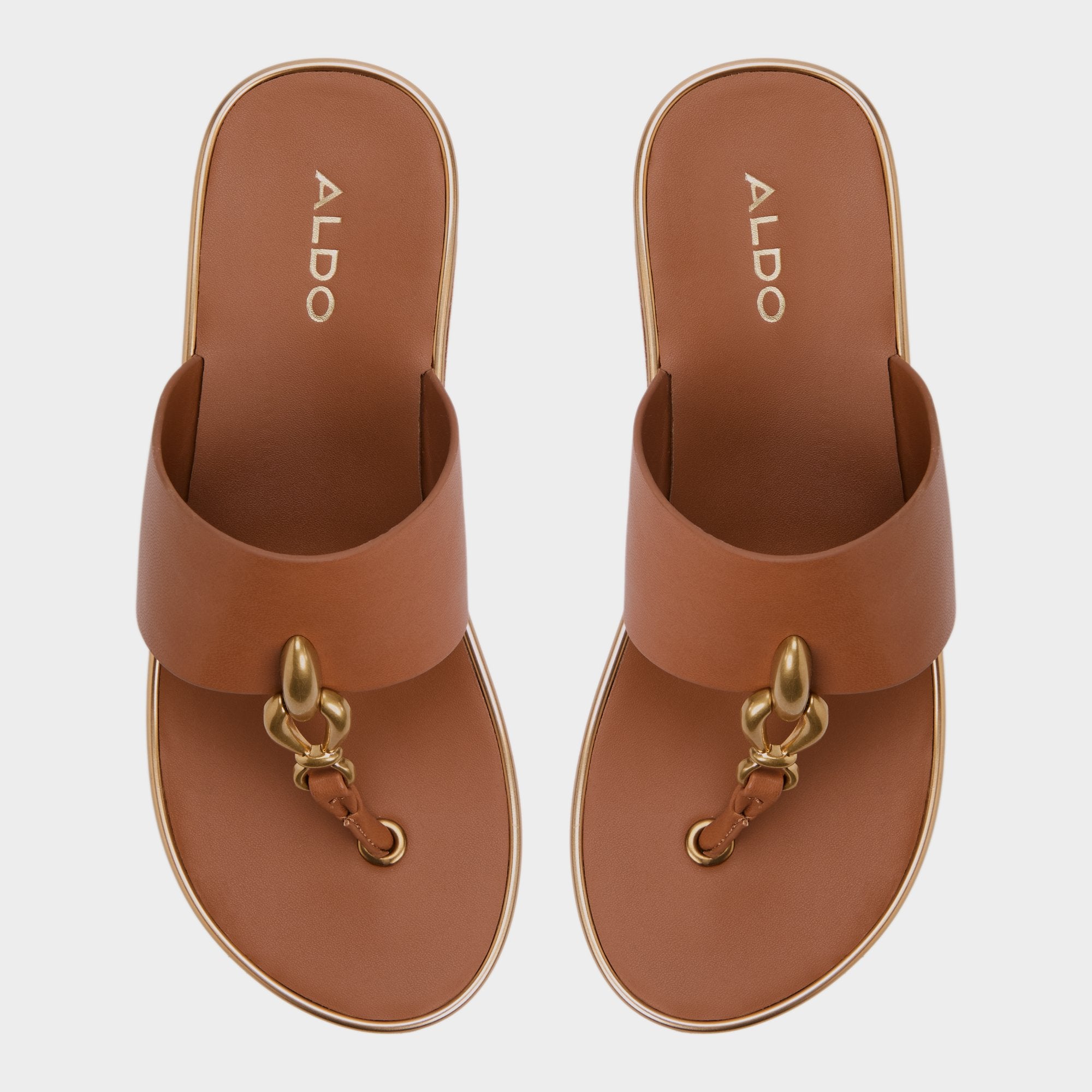 ALDO Penelopy sandales compensées marron