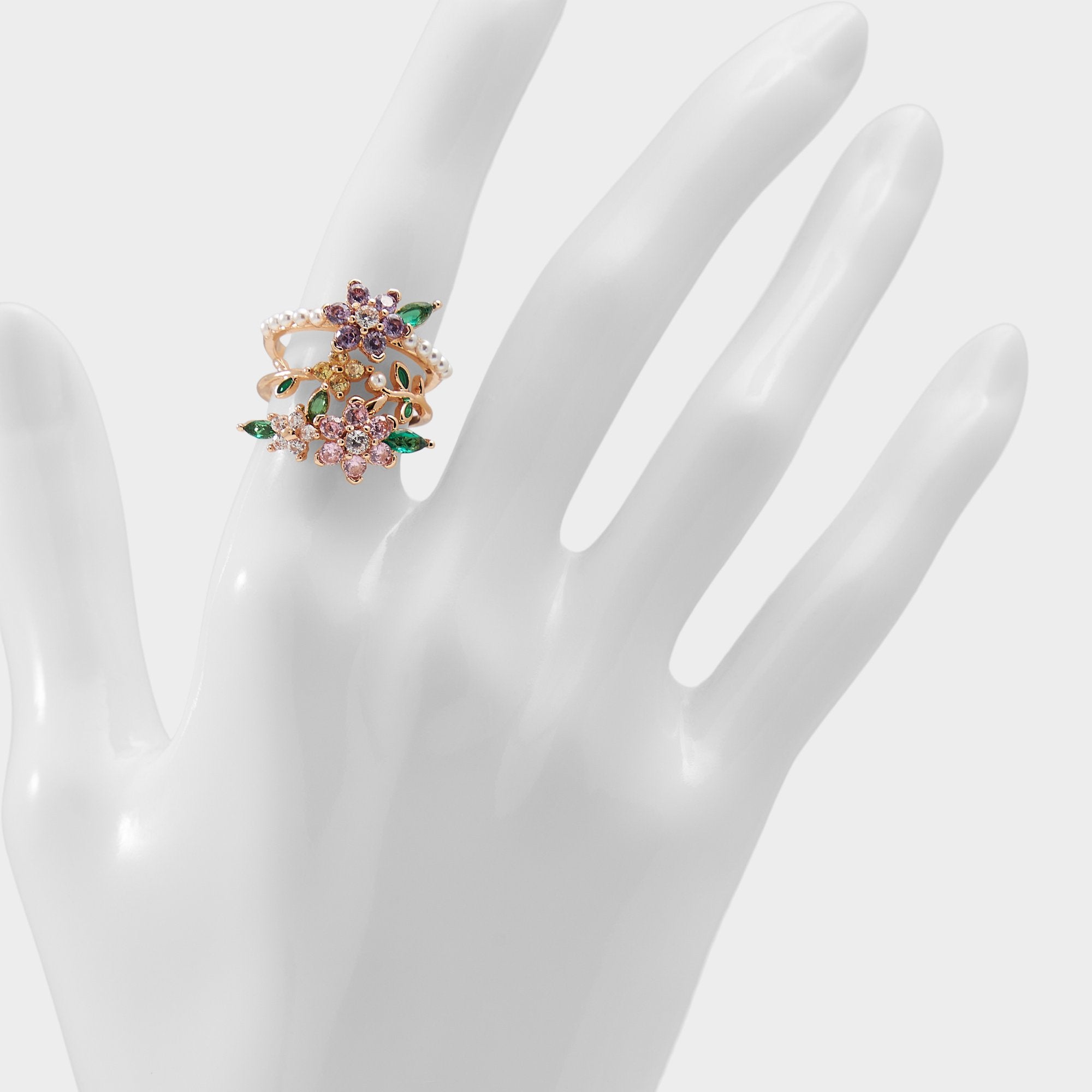 ALDO Floralgems bague femme florale