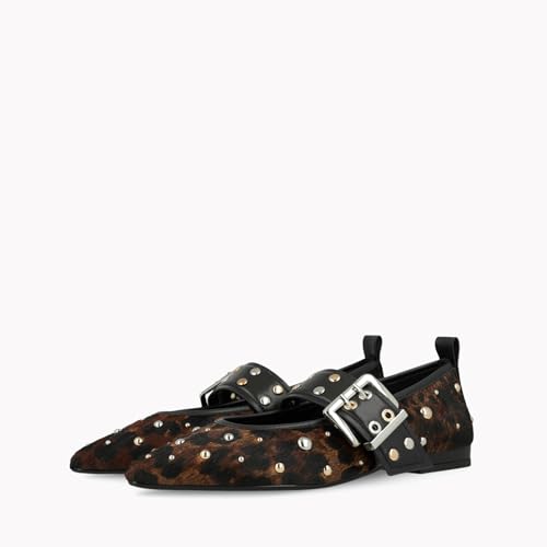 LODI A-ISQ5670P ballerines imprimé animal cuir plat