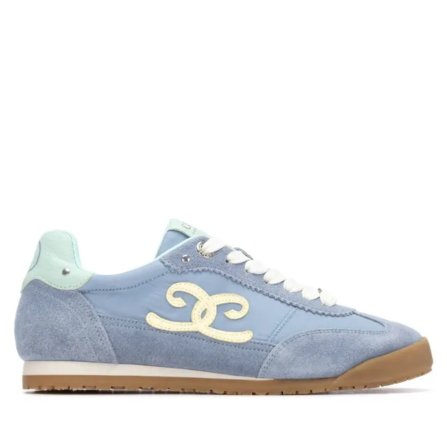 Carmela 16311905 baskets cuir jeans lacets