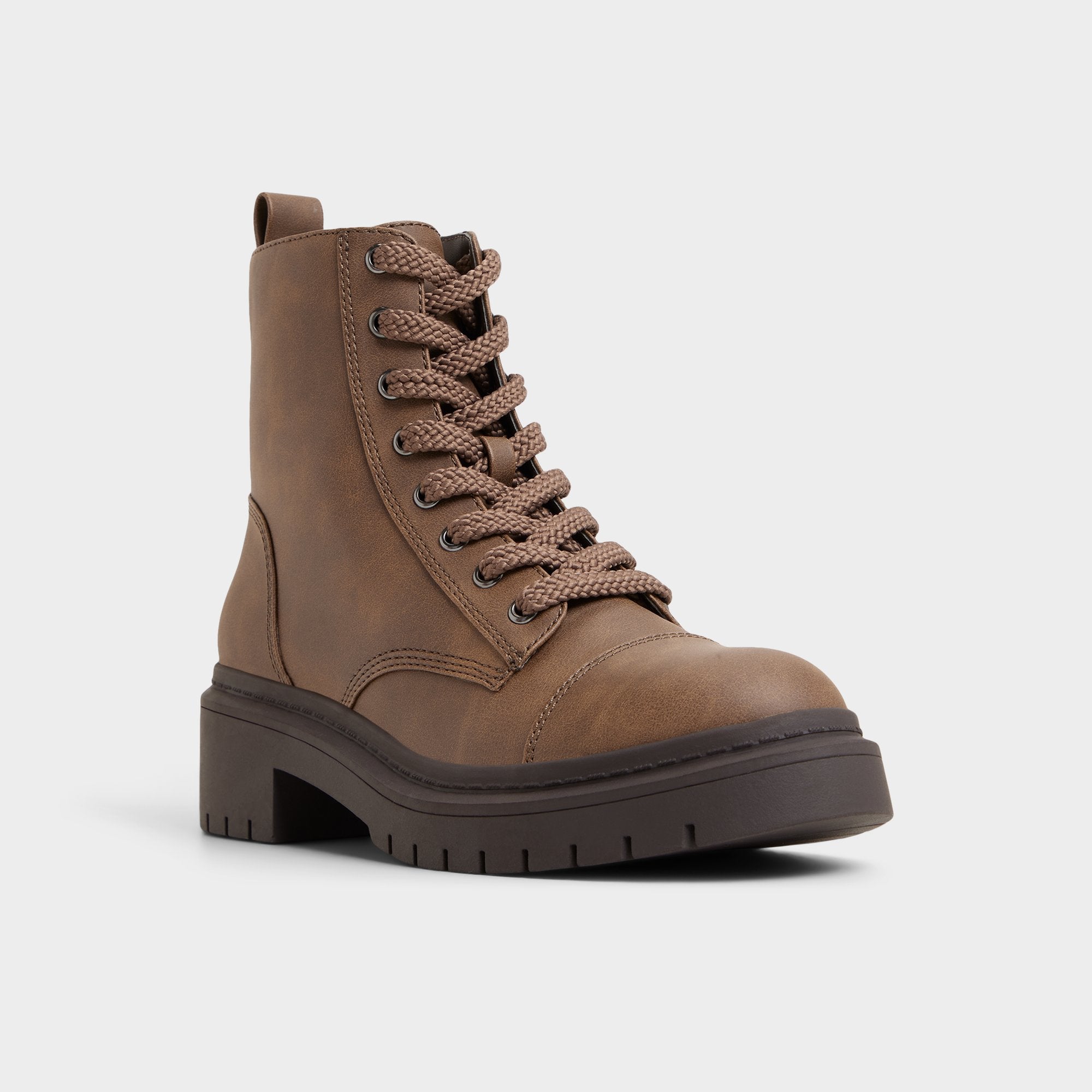 Aldo Goer bottines combat marron à semelle crantée