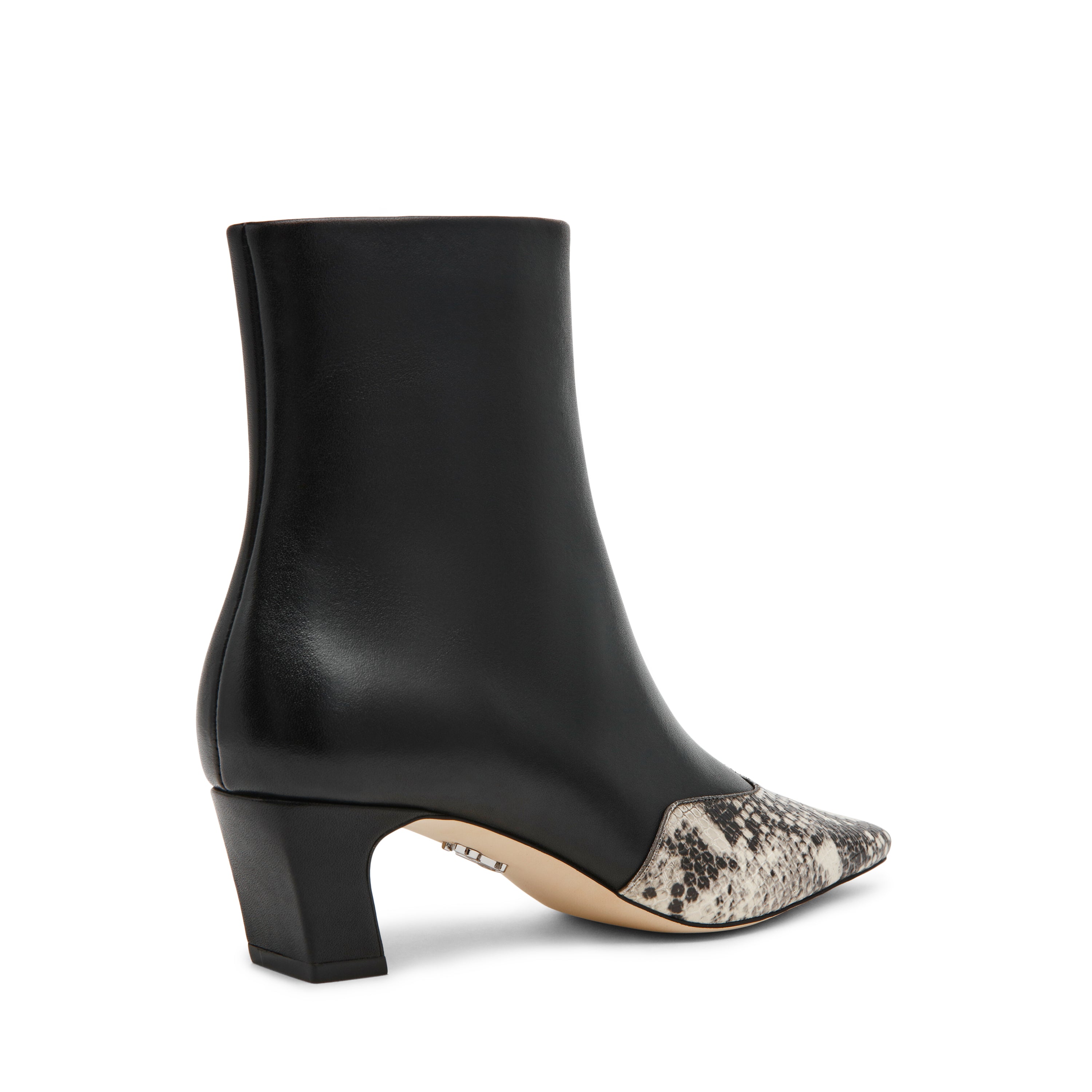 Steve Madden Jamason bottines femme serpent noir 6 cm