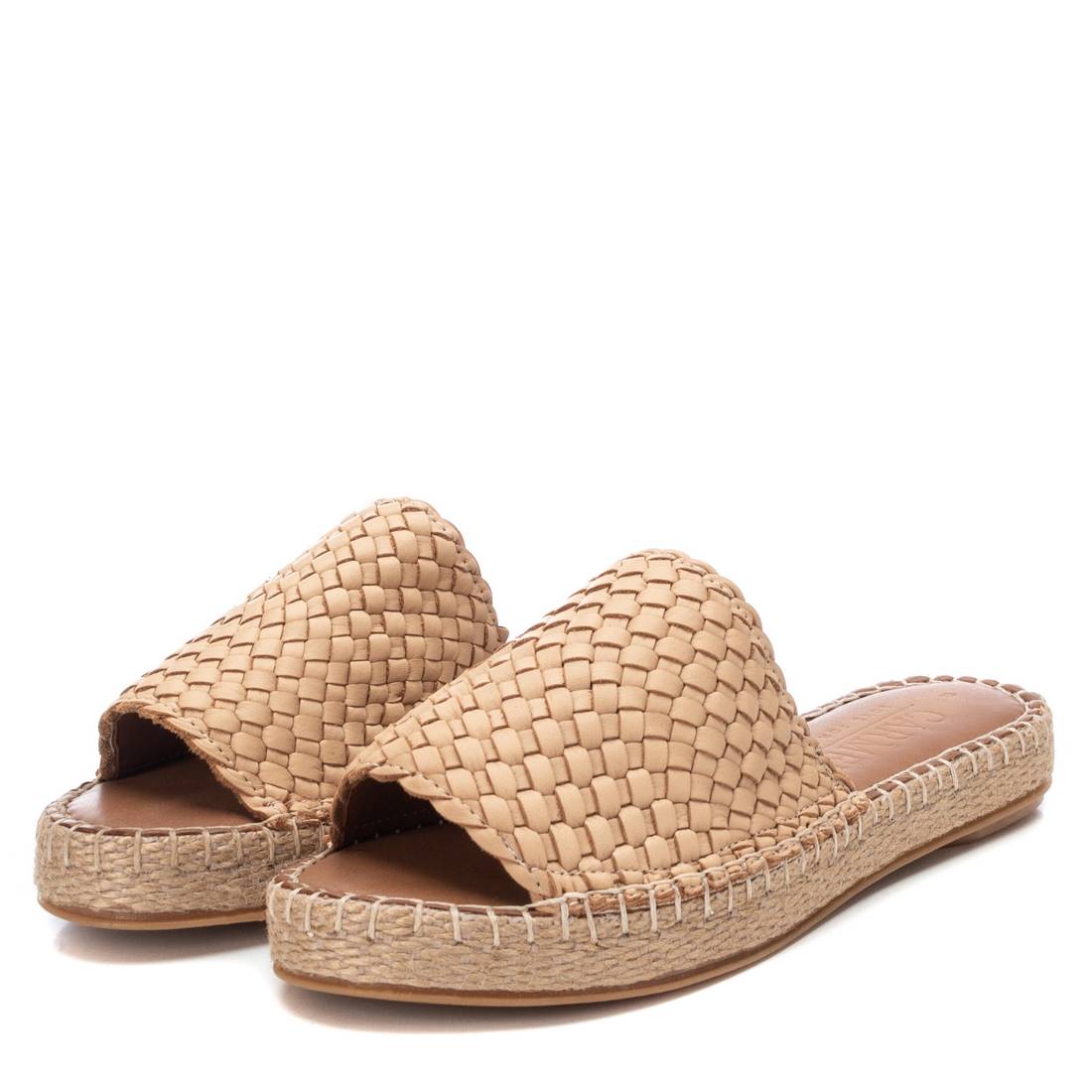 Carmela 16048706 sandales cuir marron semelle jute