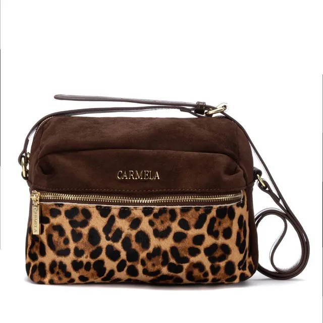 Carmela 18618602 sac bandoulière camel textile 25 cm