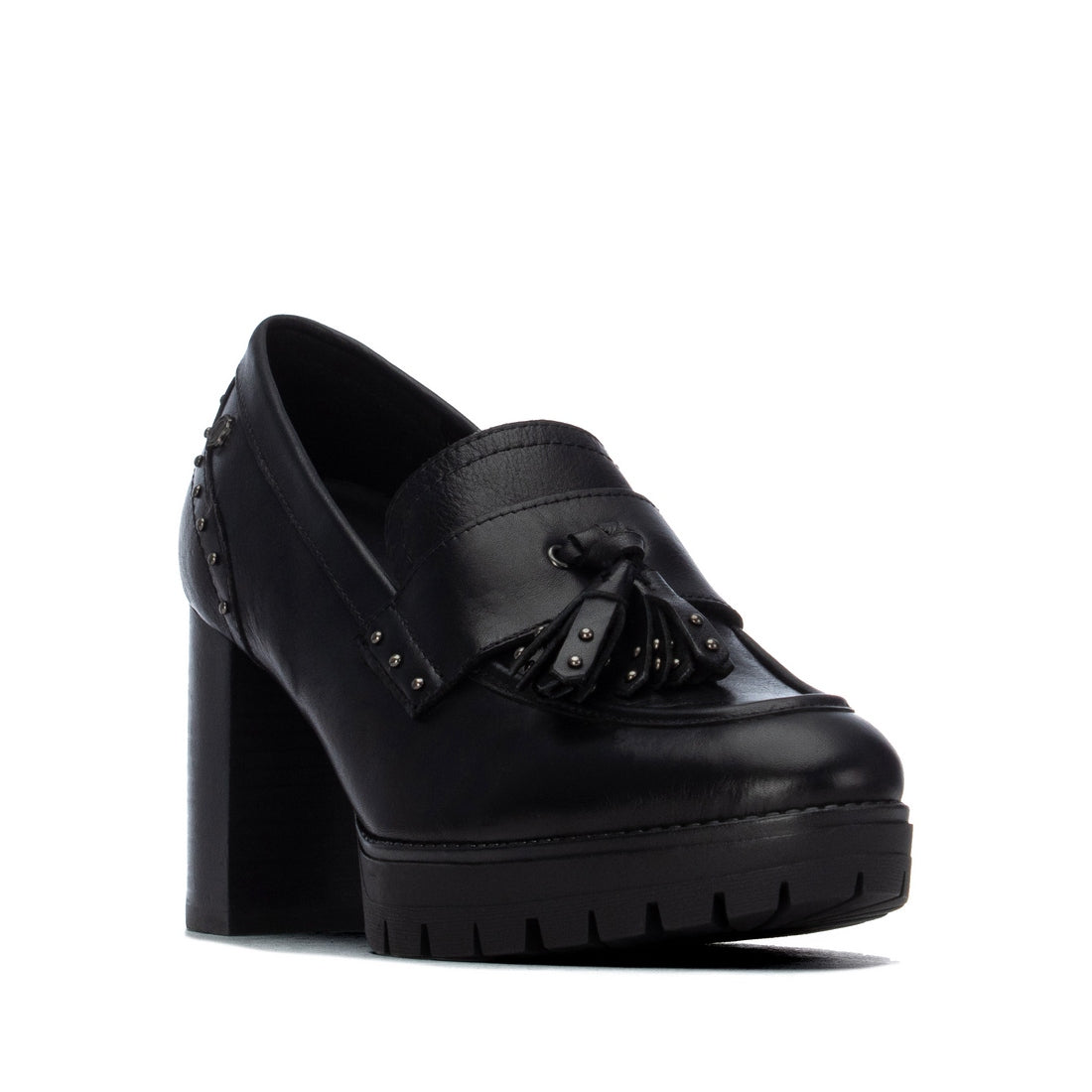 Carmela 16428101 escarpin cuir noir talon haut