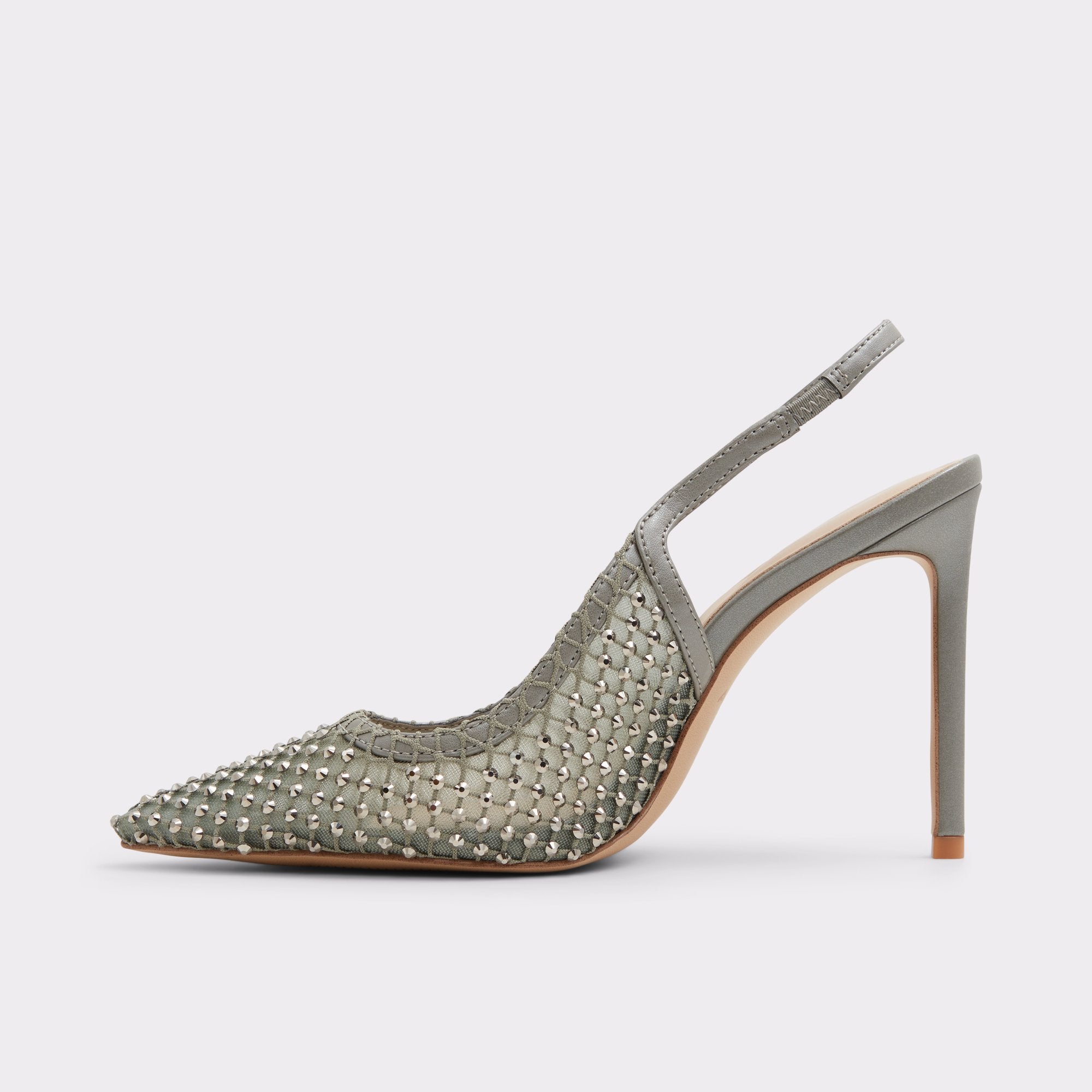 Aldo Marciana escarpins bride arrière strass verts