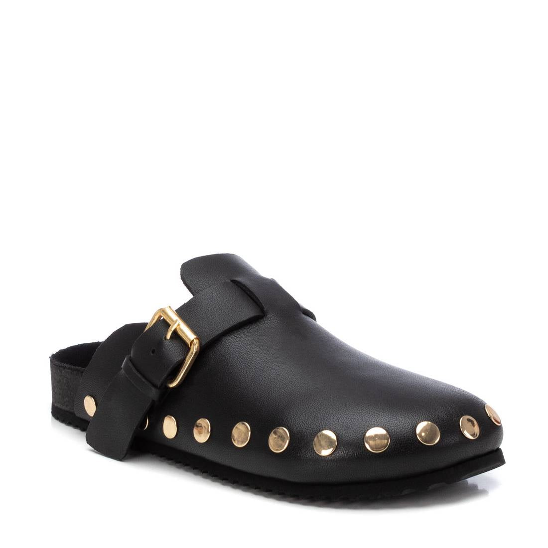 Carmela 16212701 sabot femme noir cuir clouté