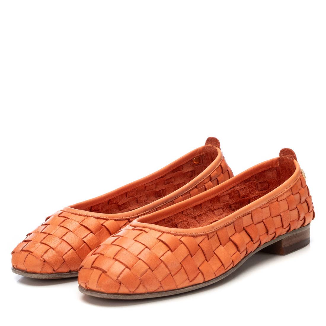 Carmela 16166211 ballerine femme corail cuir tressé