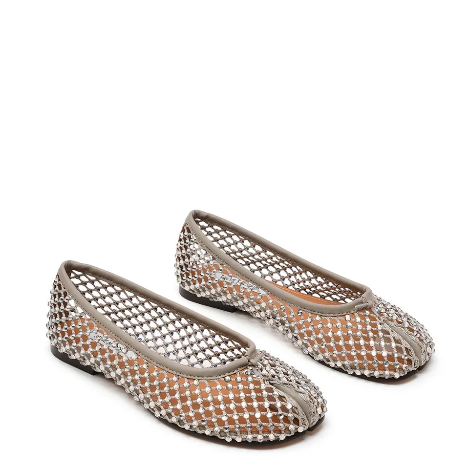 Steve Madden Calico ballerines argent maille