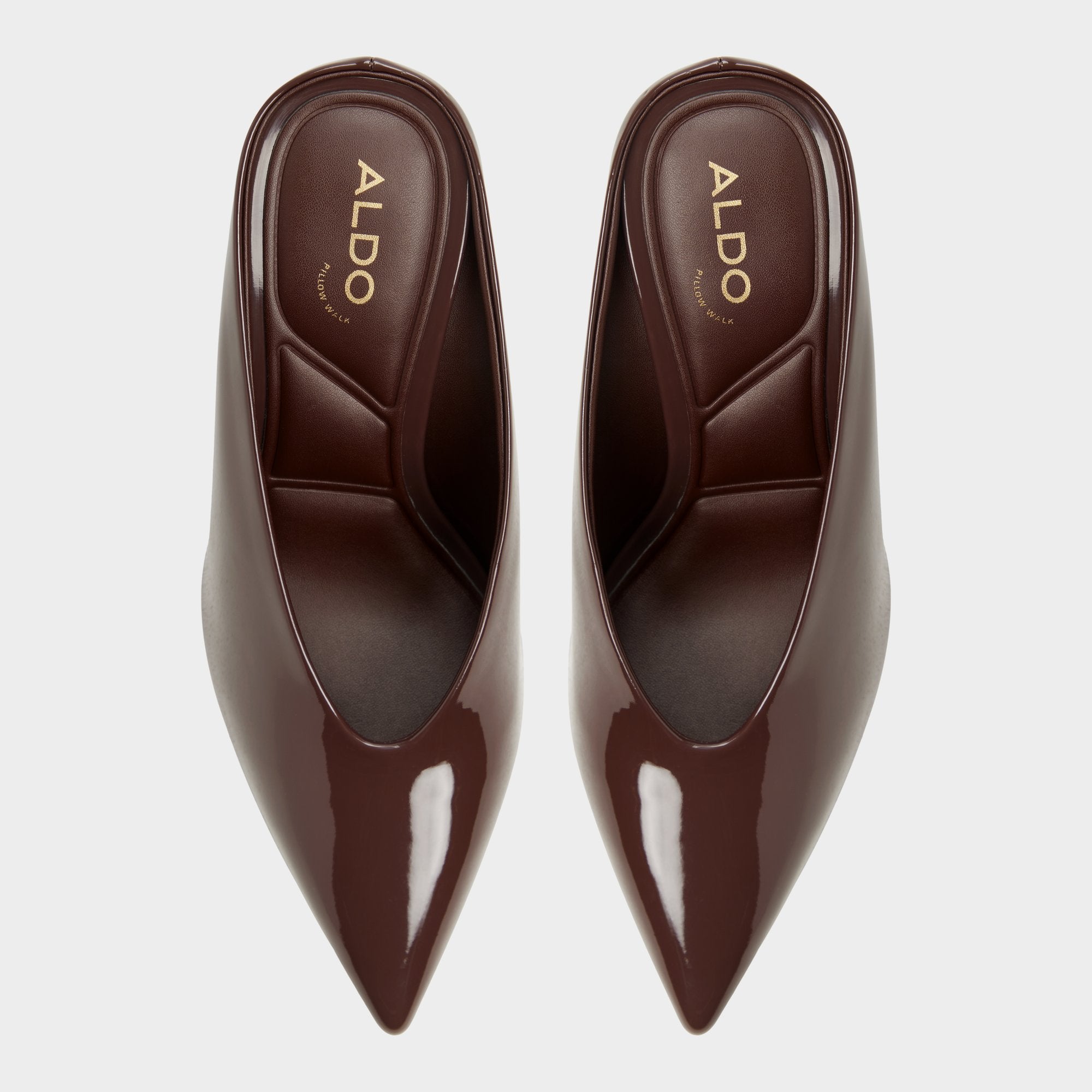 Aldo Teala bottines compensées marron soirée