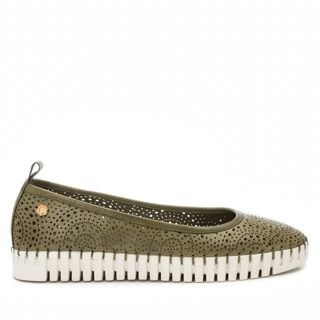 Carmela 162302 16230206 ballerine cuir kaki