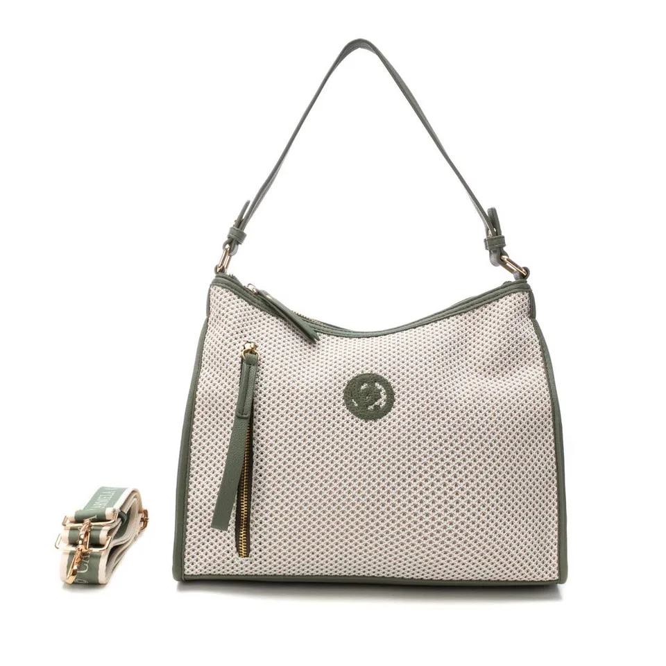 Carmela 18615003 sac épaule cuir vert 31x48 cm