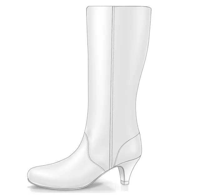 Dessine Moi Un Soulier botte à talons personnalisée sur mesure