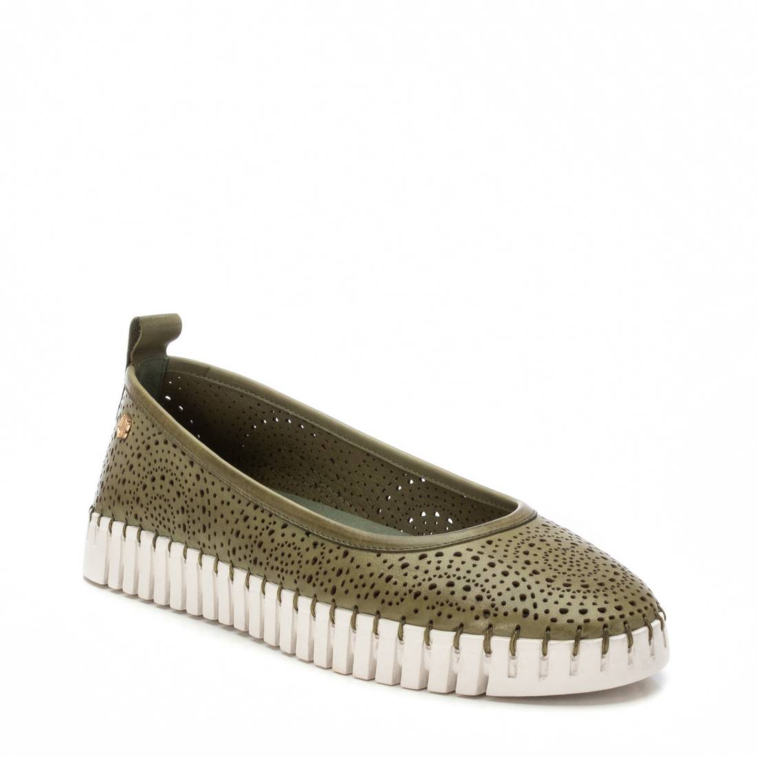 Carmela 162302 16230206 ballerine cuir kaki