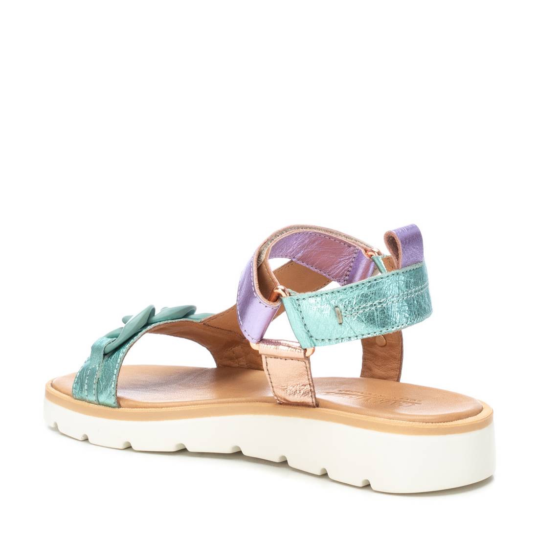 Carmela 16159002 sandales femme vertes plates