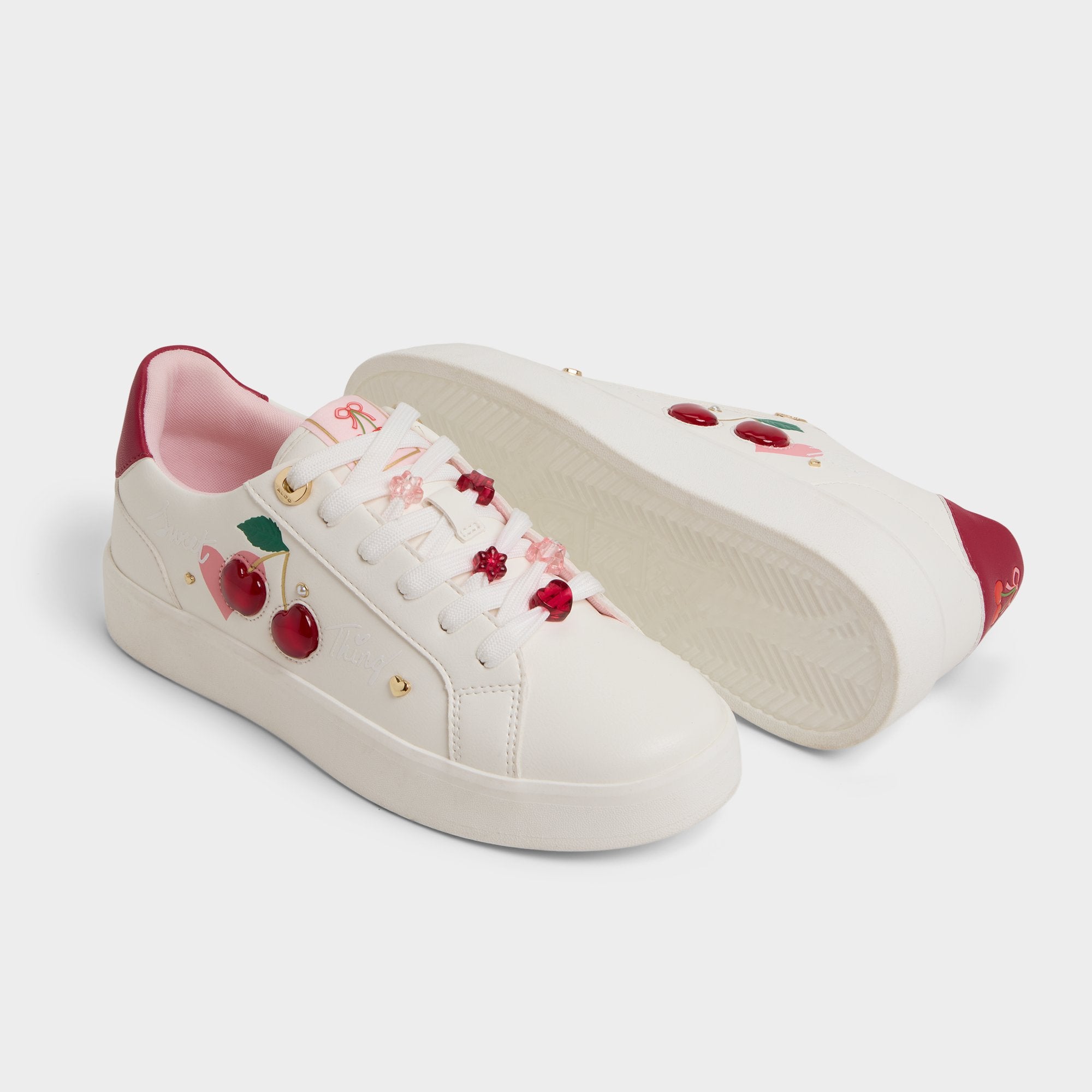 ALDO Cherrylove baskets plateforme cerises