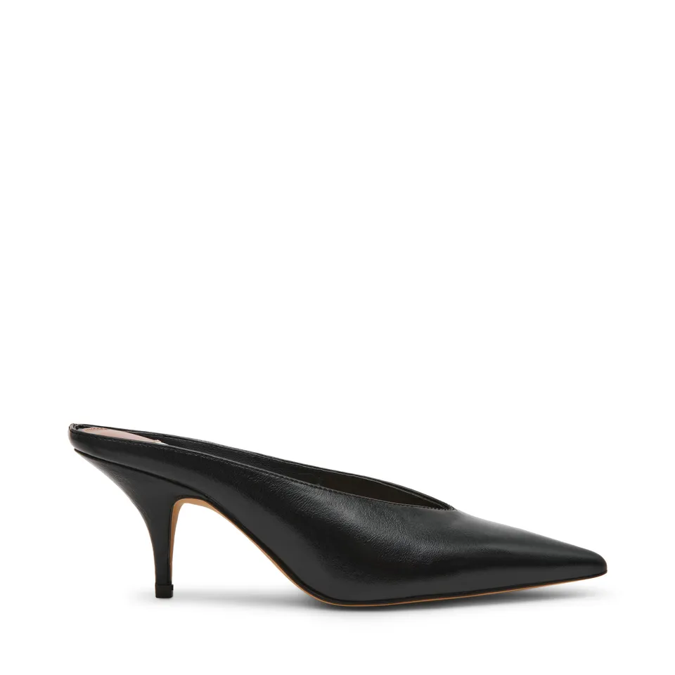 Steve Madden Fonza mules cuir noir talon 5 cm