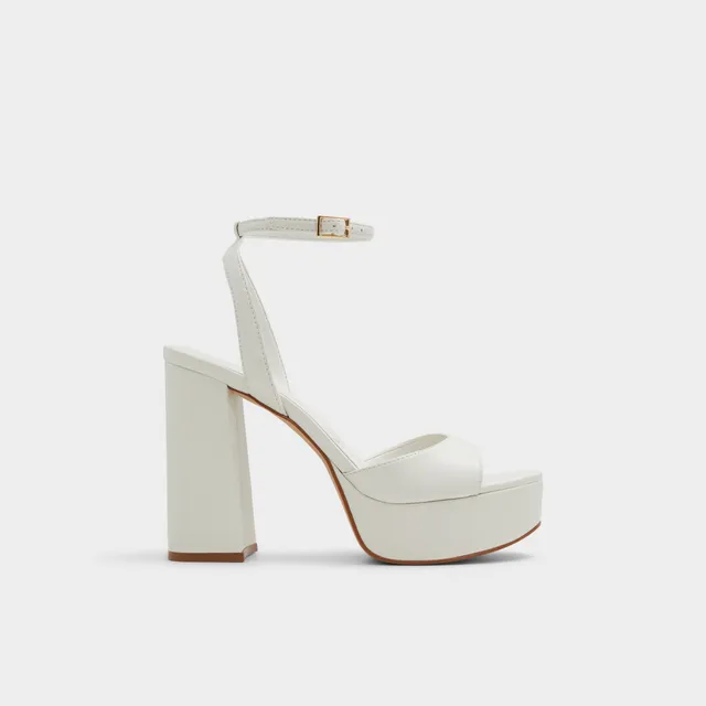 ALDO Valoria sandales talons compensés blanc