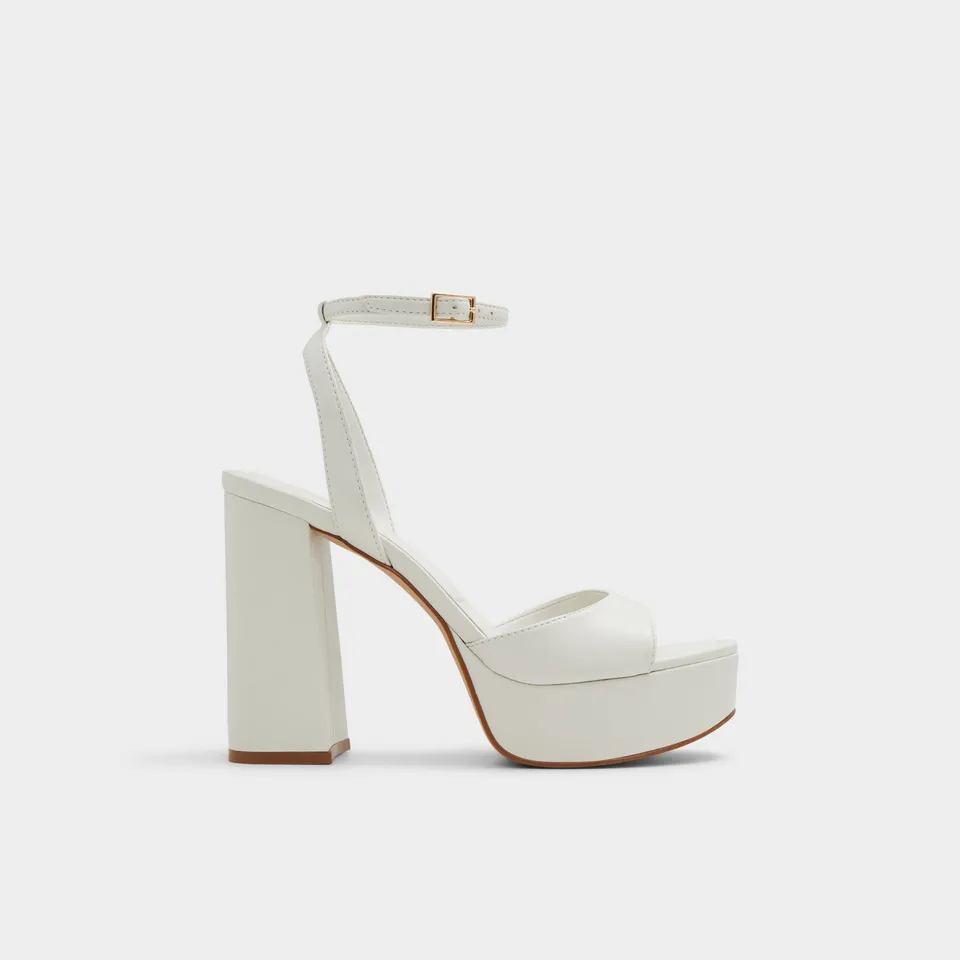 ALDO Valoria sandales talons compensés blanc