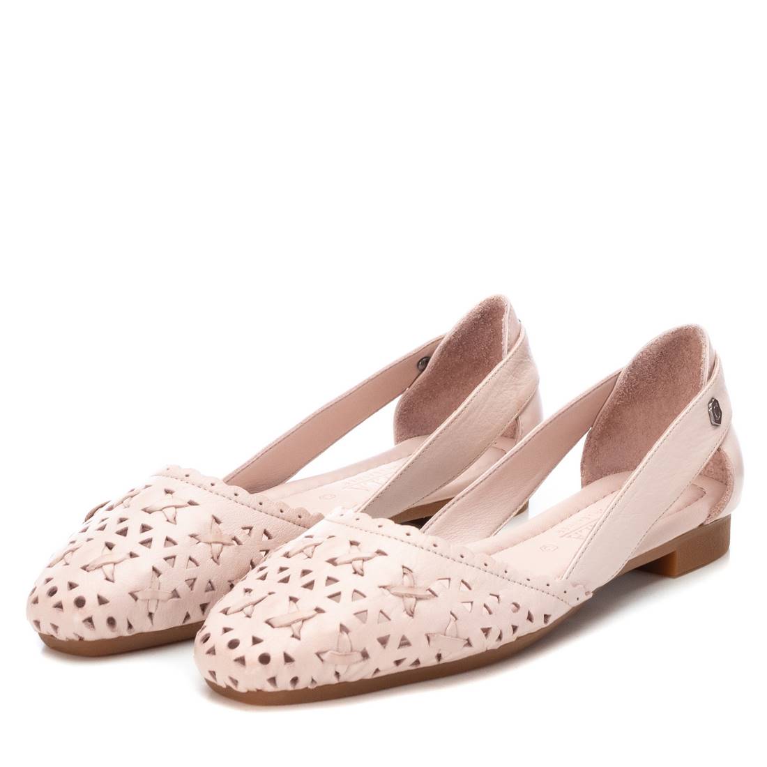 Carmela 16067202 ballerines femme marron cuir ajourées
