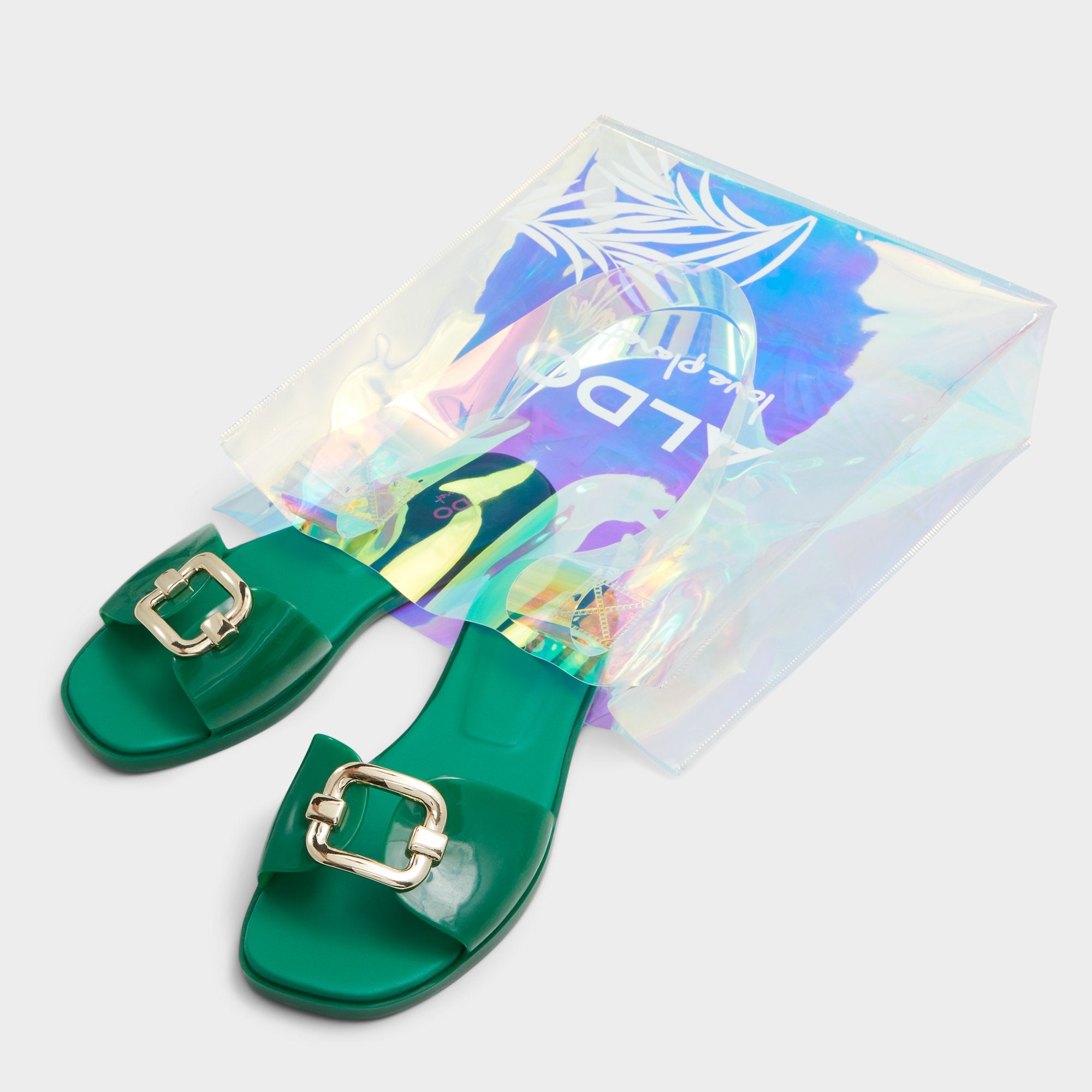 ALDO Jellyicious claquettes jelly + sac