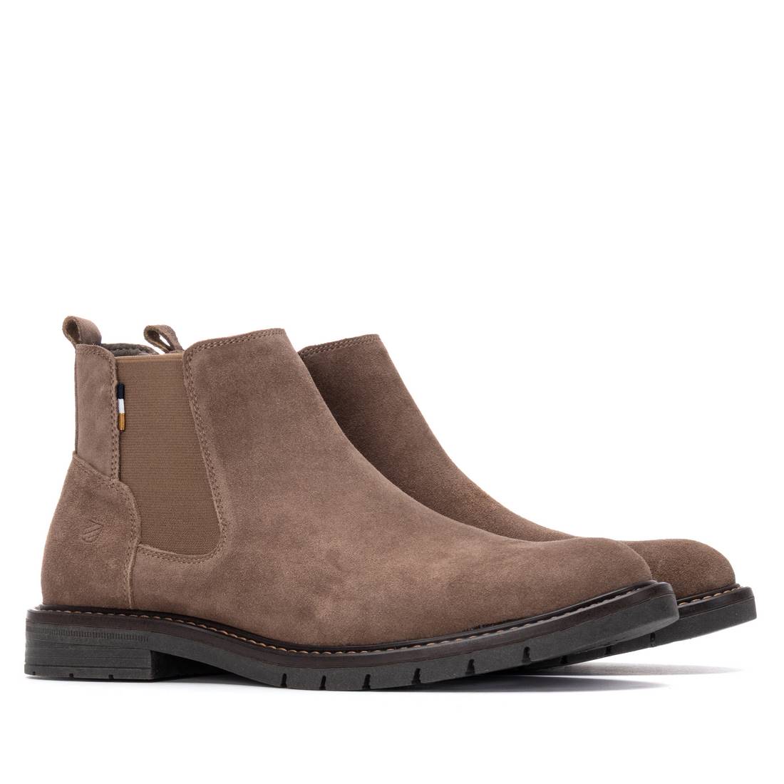 Carmela 16267401 bottines homme marron cuir plat