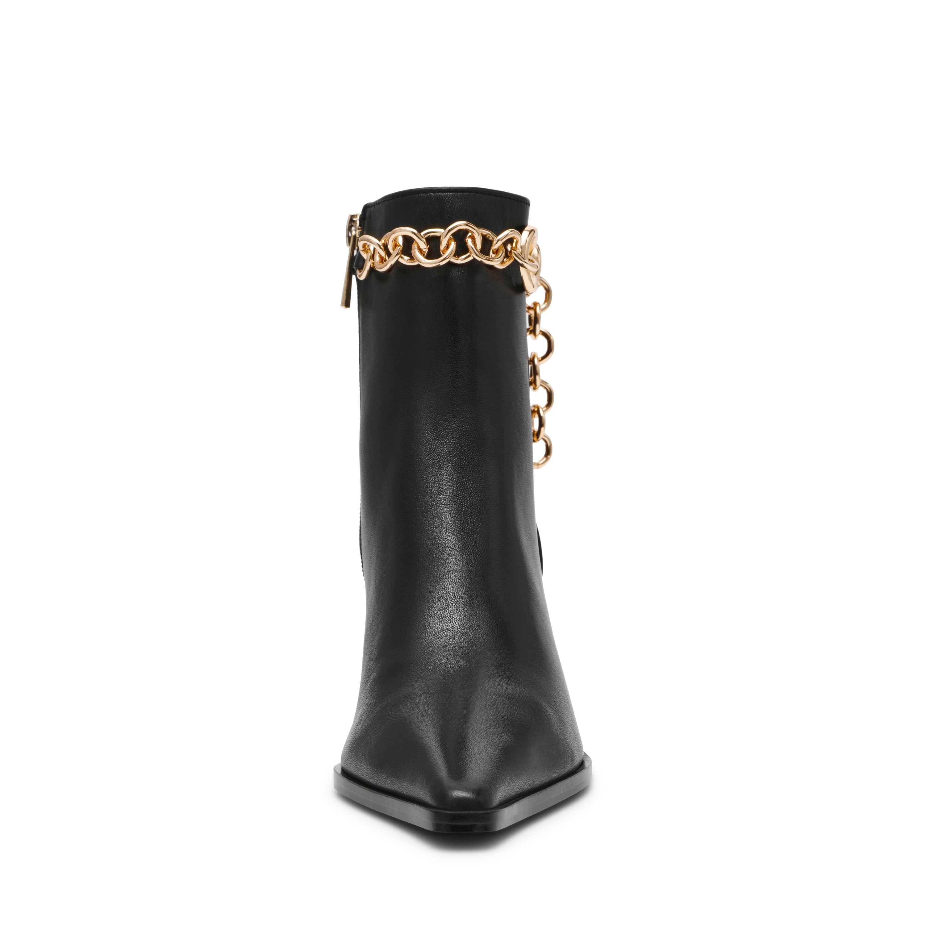 Steve Madden Link In Bootie bottine cuir noir talon 5 cm