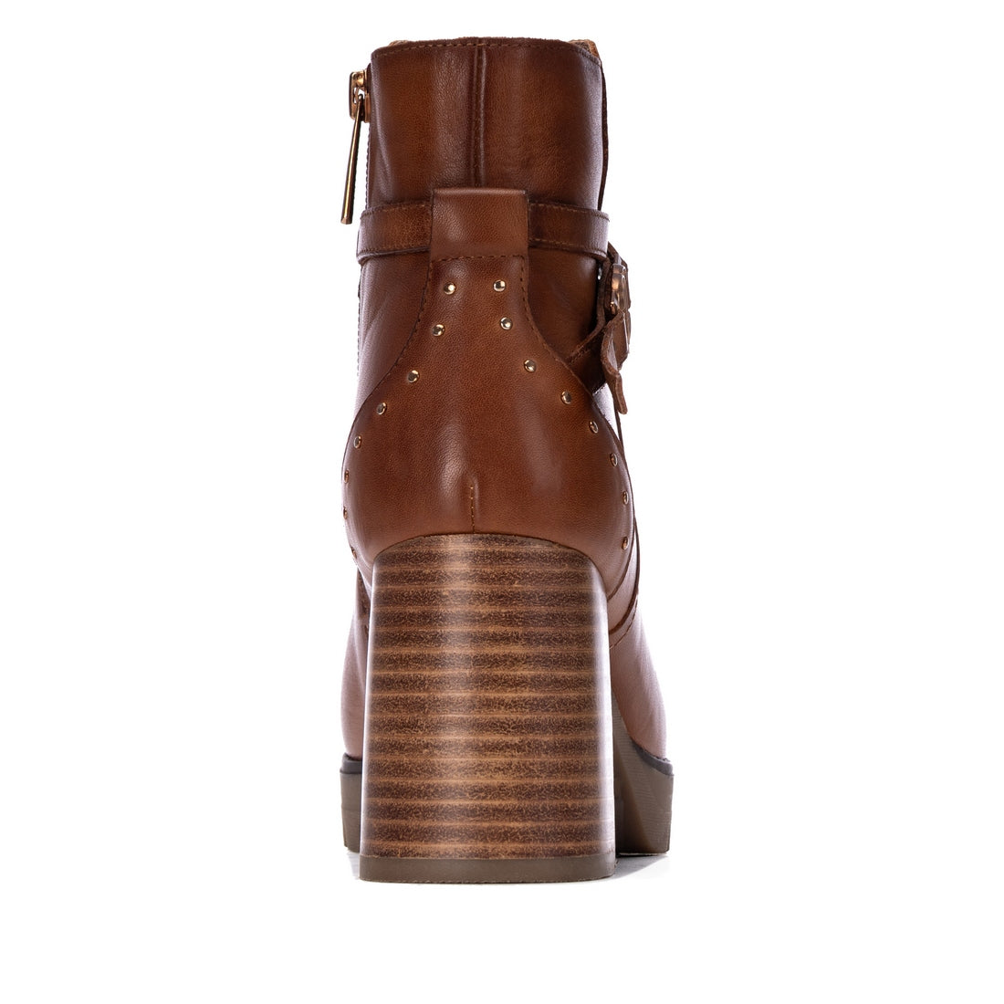 Carmela 16428002 boots femme cuir camel semelle crantée