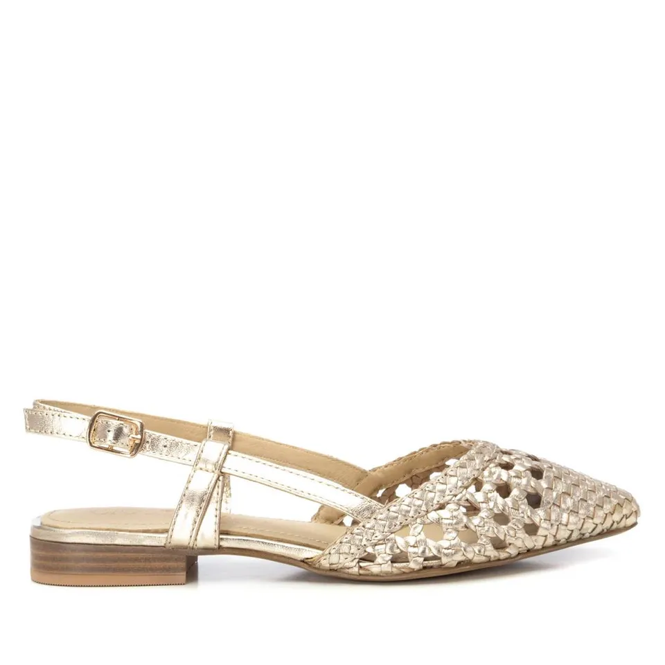 Carmela 16241201 ballerines cuir doré bride cheville