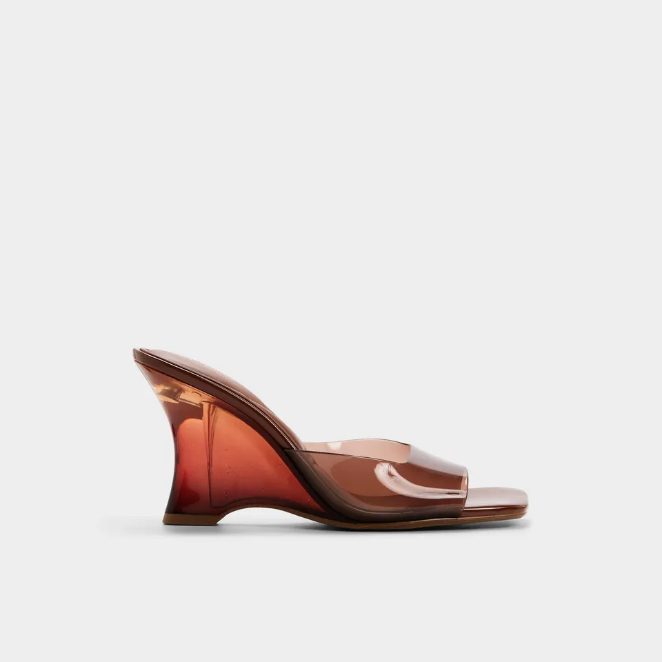 ALDO Lumina baskets compensees marron
