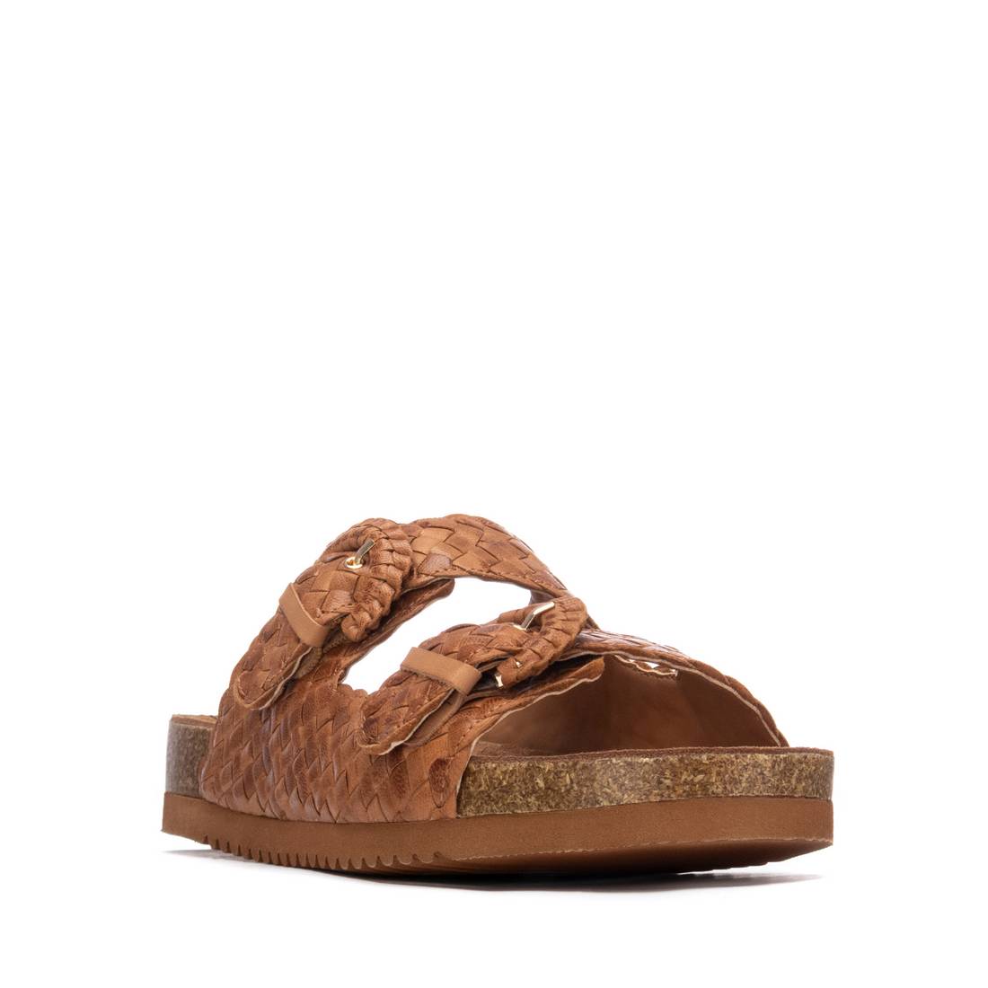 Carmela 16328704 sandales cuir camel tressées