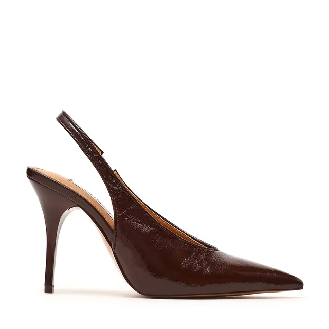 Steve Madden Andromeda escarpins cuir marron talon 7 cm